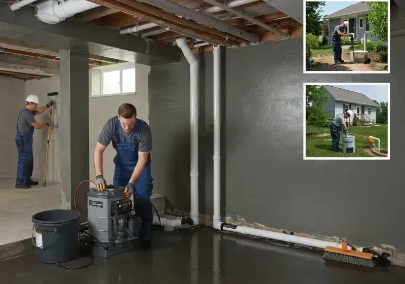 Basement Waterproofing and Flood Prevention process in Village of Campton Hills, IL